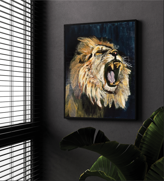 Roaring Lion Poster