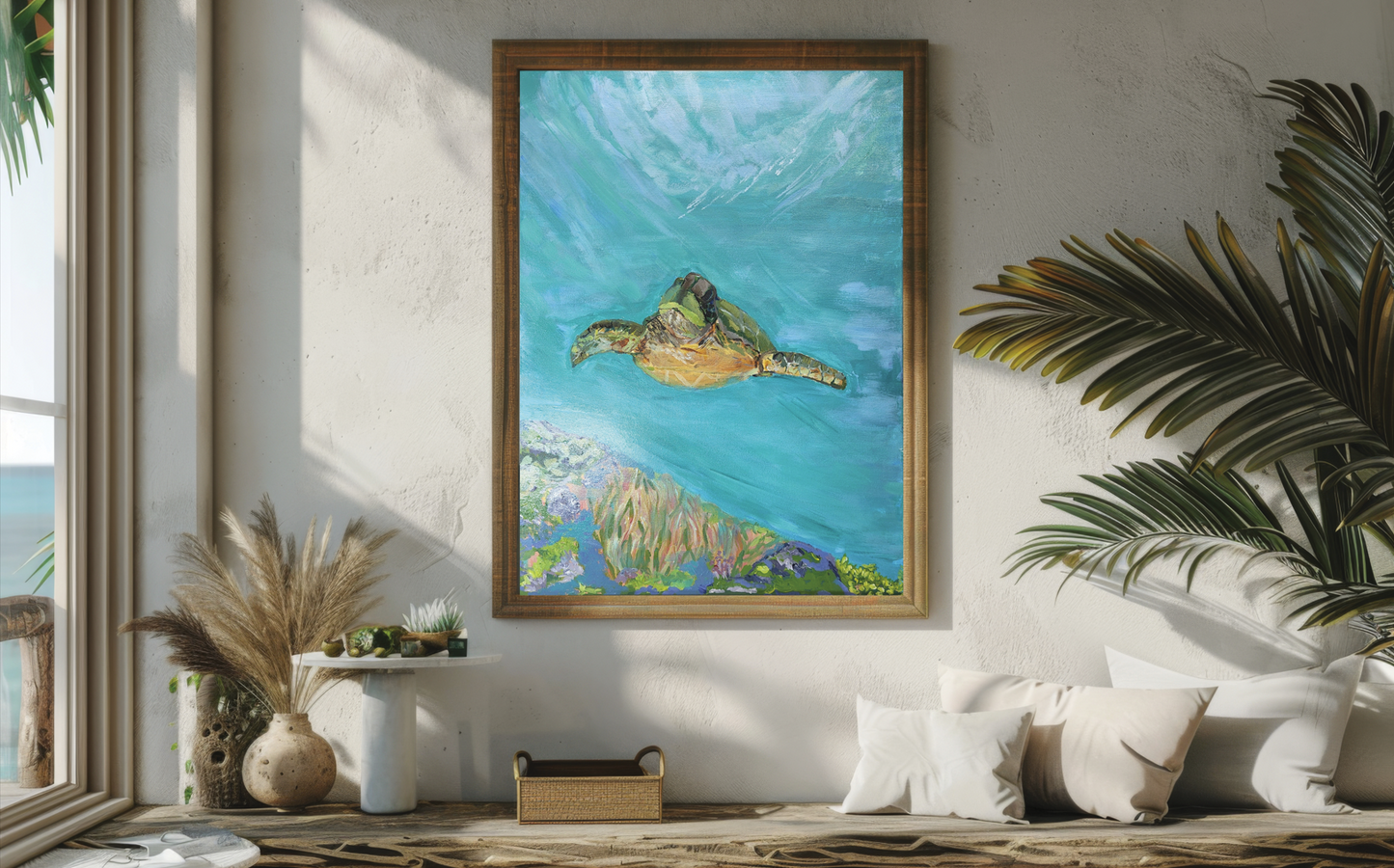 Reef Turtle Painting